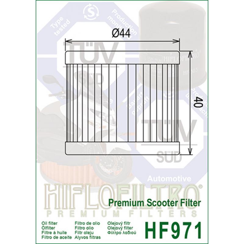 Фильтр масляный HIFLO HF971